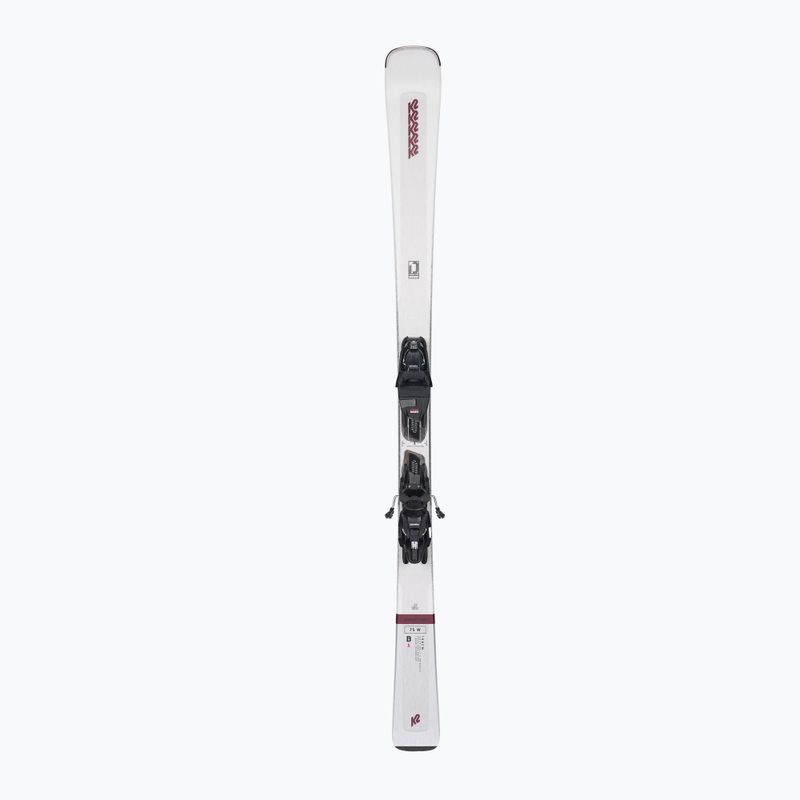 Sci alpino femminile K2 Disruption 75 W + attacchi 10 Quikclik Free 10