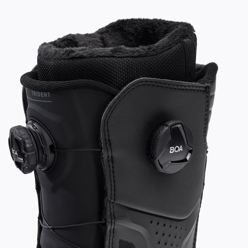Scarponi da snowboard da uomo RIDE Trident 2022 nero 9