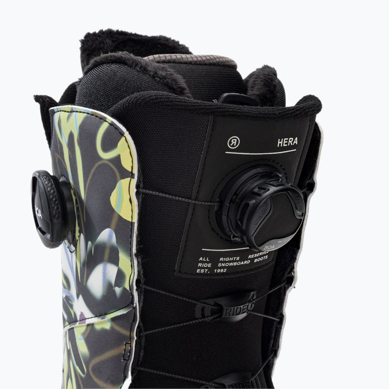 Scarponi da snowboard da donna RIDE Hera floreali 6