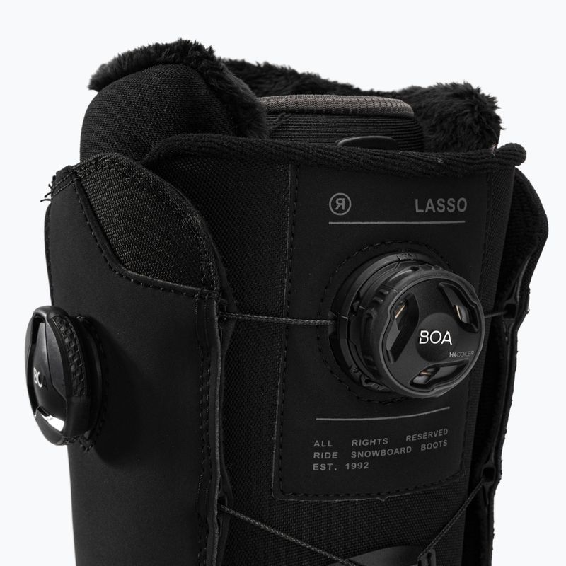 Scarponi da snowboard da uomo RIDE Lasso 2022 nero 6