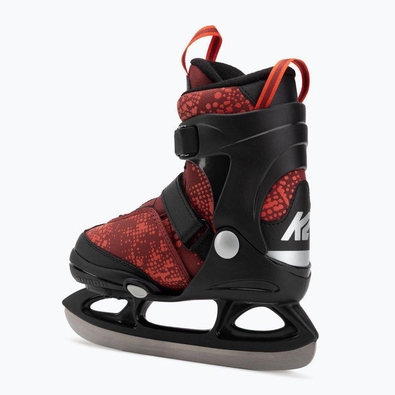 Pattini da ghiaccio ricreativi per bambini K2 Rink Raven Boa Jr red 3
