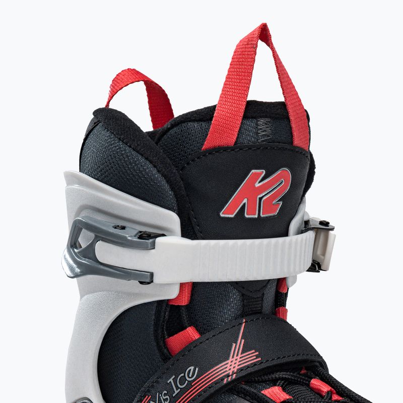 Pattini da donna K2 Alexis Ice Fb nero/rosso 8