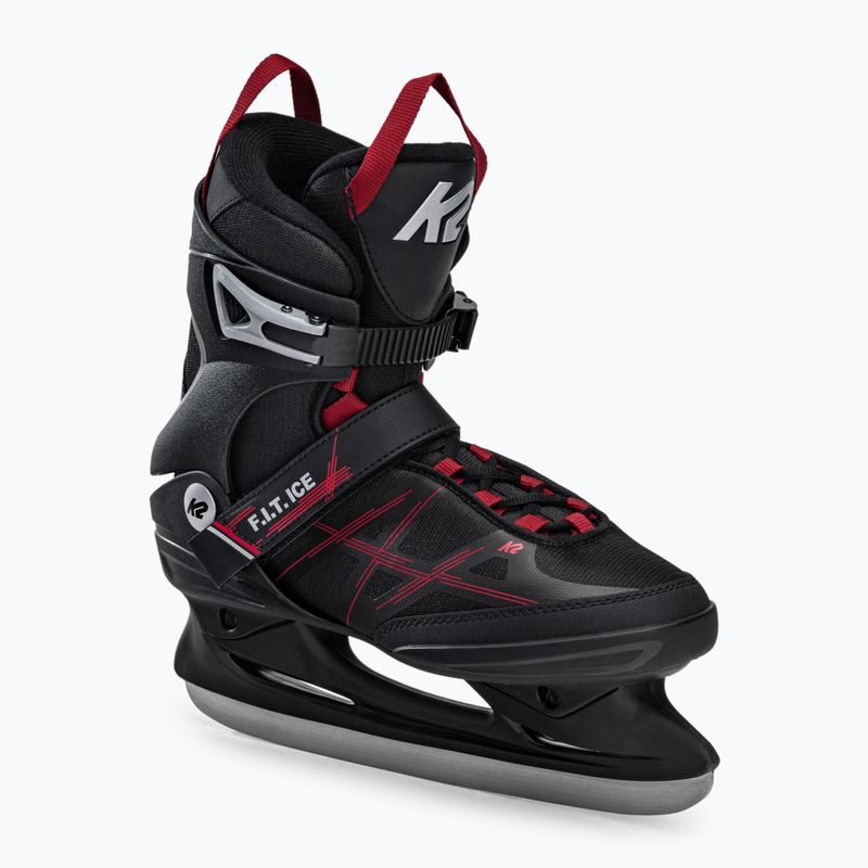Pattini da uomo K2 F.I.T. Ice nero/rosso