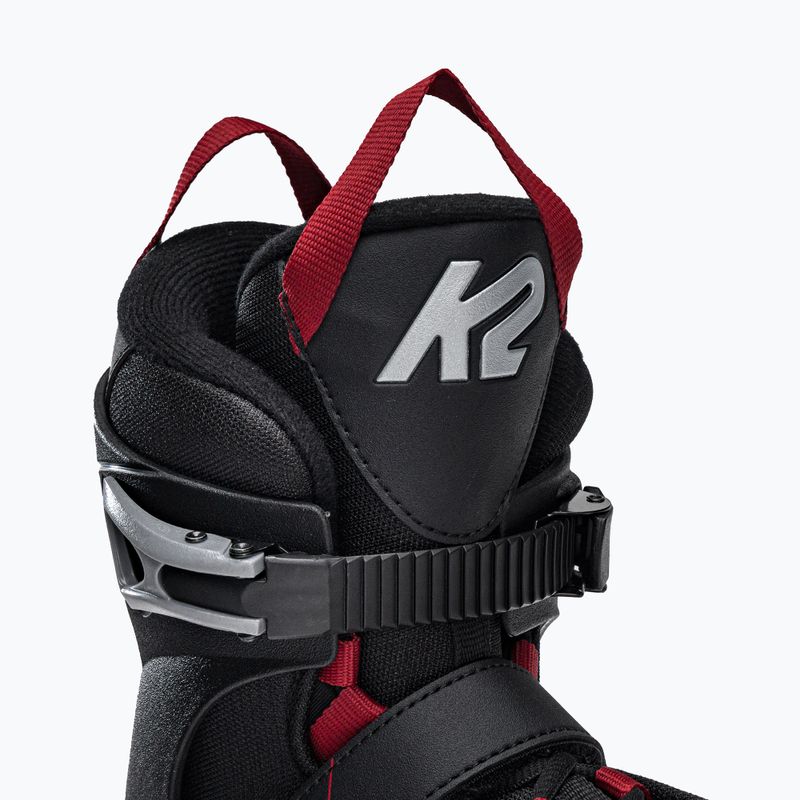 Pattini da uomo K2 F.I.T. Ice nero/rosso 8