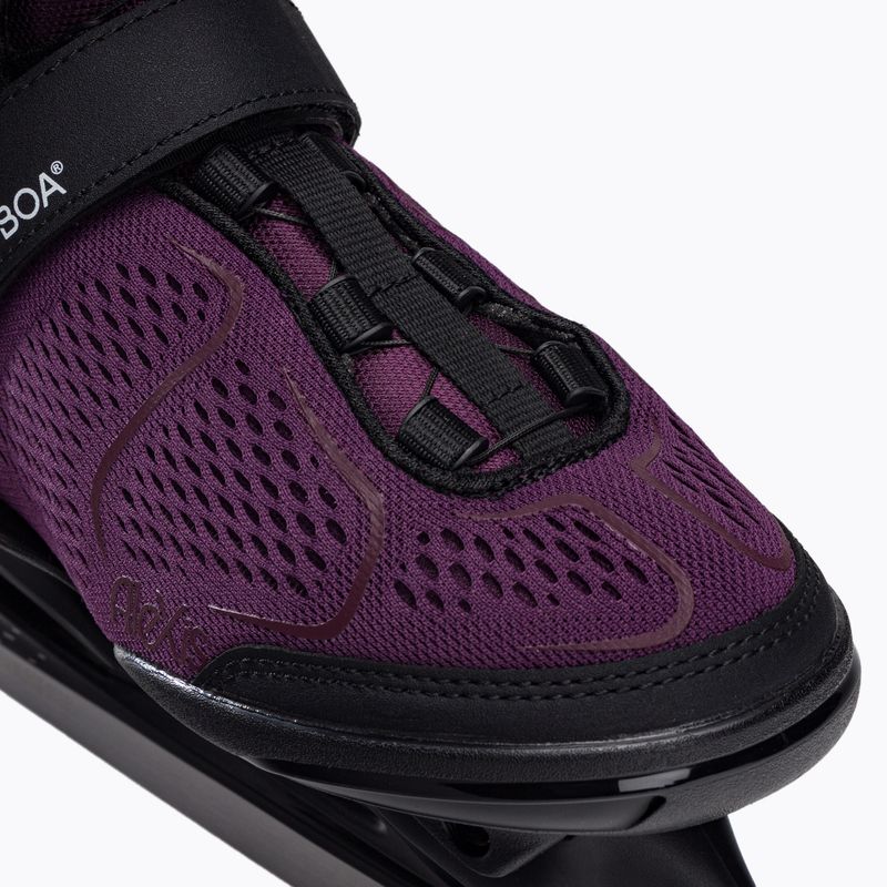 Pattini da donna K2 Alexis Ice Boa nero/viola 5