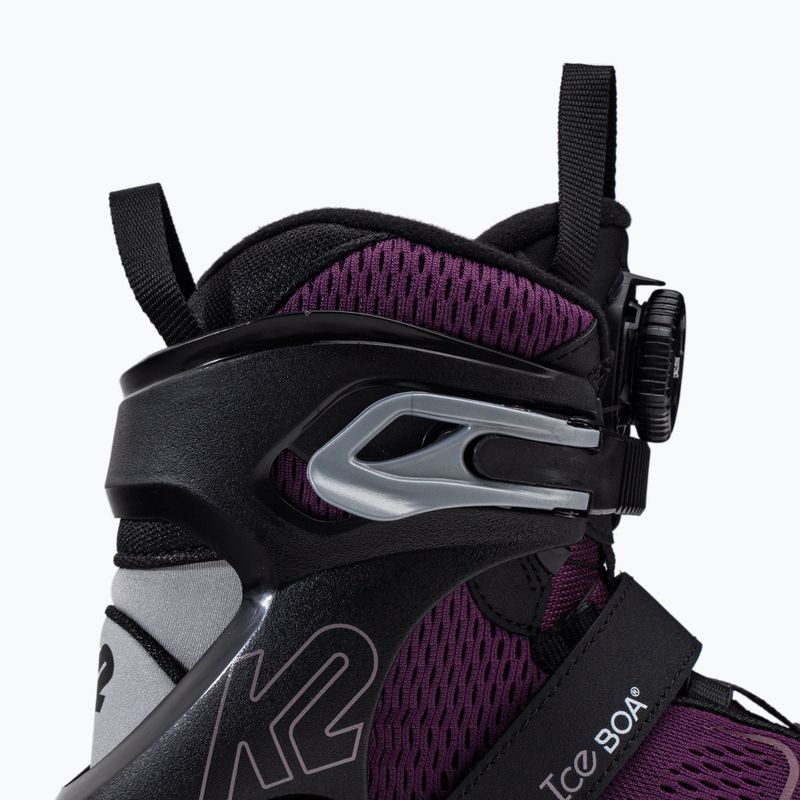 Pattini da donna K2 Alexis Ice Boa nero/viola 6