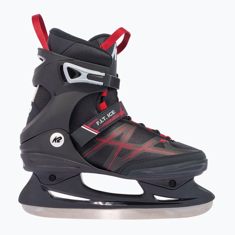 Pattini da uomo K2 F.I.T. Ice nero/rosso 11