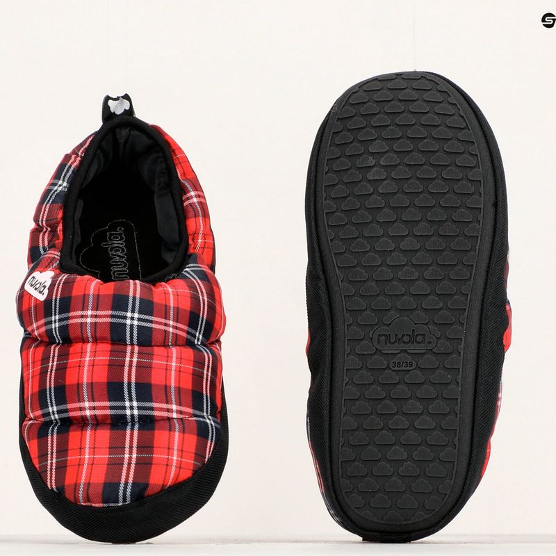 Nuvola Classic Scot, pantofole invernali rosse 16
