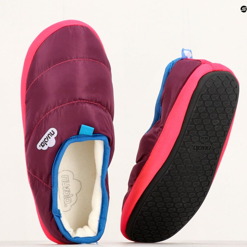 Pantofole invernali per bambini Nuvola Classic Party viola 13