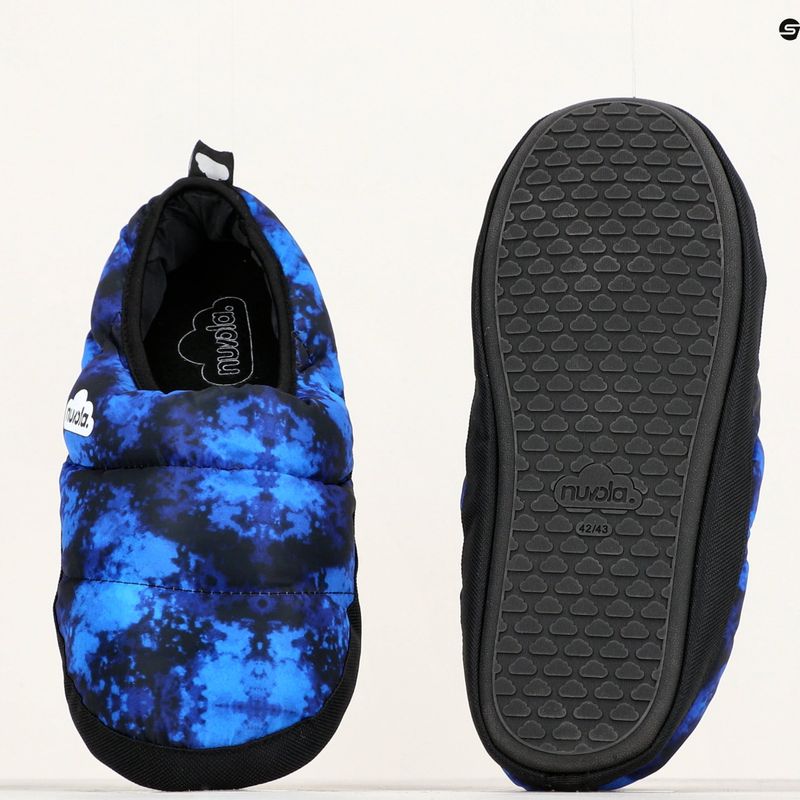 Nuvola Classic Pantofole invernali stampate blu tempesta 15