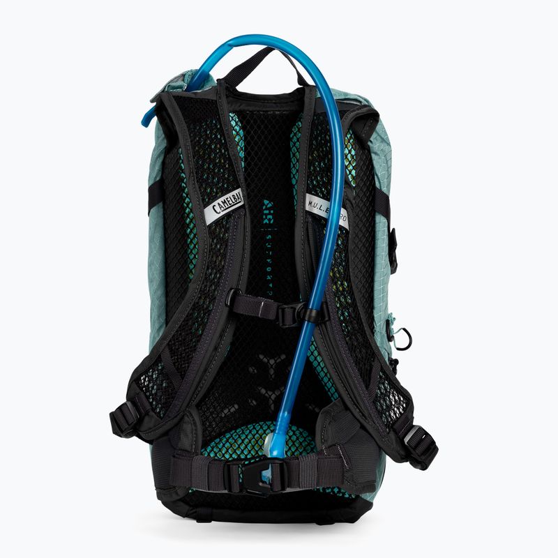 Zaino da ciclismo CamelBak M.U.L.E. Pro 14 da donna con serbatoio da 3 litri blu minerale/carbone 3