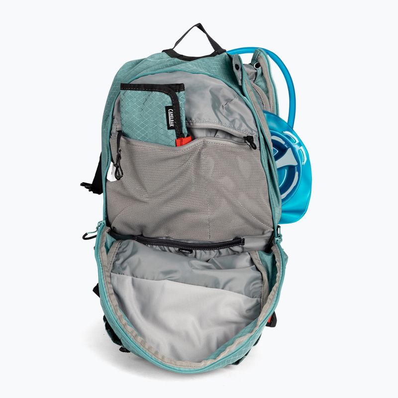 Zaino da ciclismo CamelBak M.U.L.E. Pro 14 da donna con serbatoio da 3 litri blu minerale/carbone 4