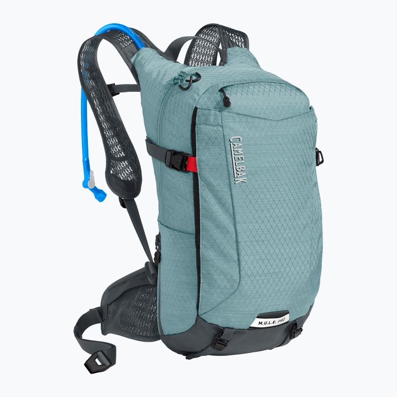 Zaino da ciclismo CamelBak M.U.L.E. Pro 14 da donna con serbatoio da 3 litri blu minerale/carbone 7