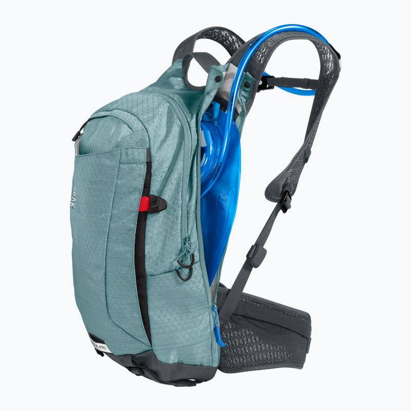 Zaino da ciclismo CamelBak M.U.L.E. Pro 14 da donna con serbatoio da 3 litri blu minerale/carbone 10