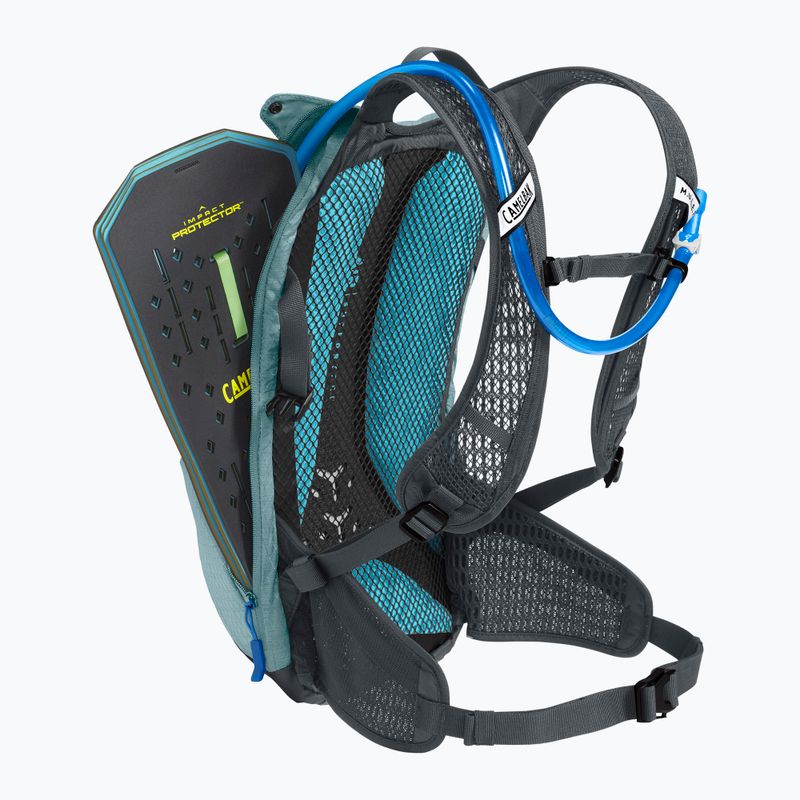 Zaino da ciclismo CamelBak M.U.L.E. Pro 14 da donna con serbatoio da 3 litri blu minerale/carbone 12