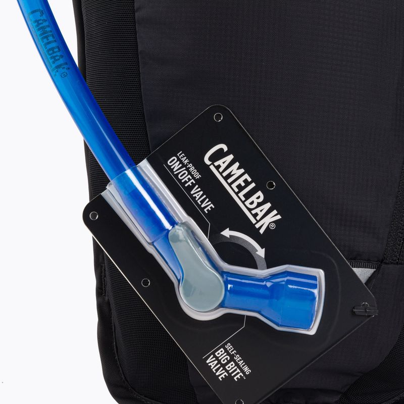 Zaino da bicicletta CamelBak Rogue Light 7 l con serbatoio da 2 l nero/argento 5