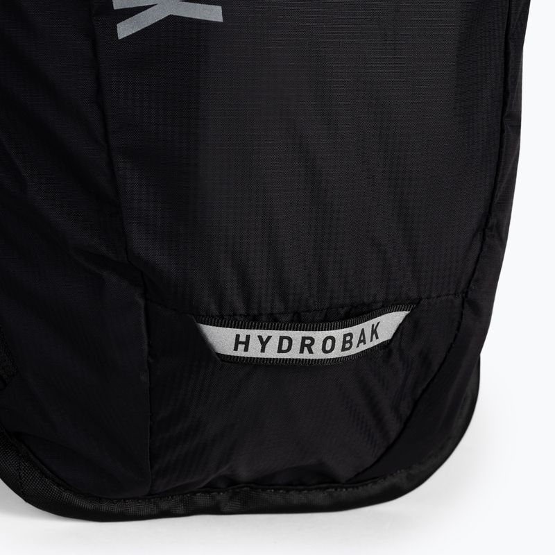Zaino da bicicletta CamelBak Hydrobak Light 2,5 l con serbatoio da 1,5 l nero/argento 4