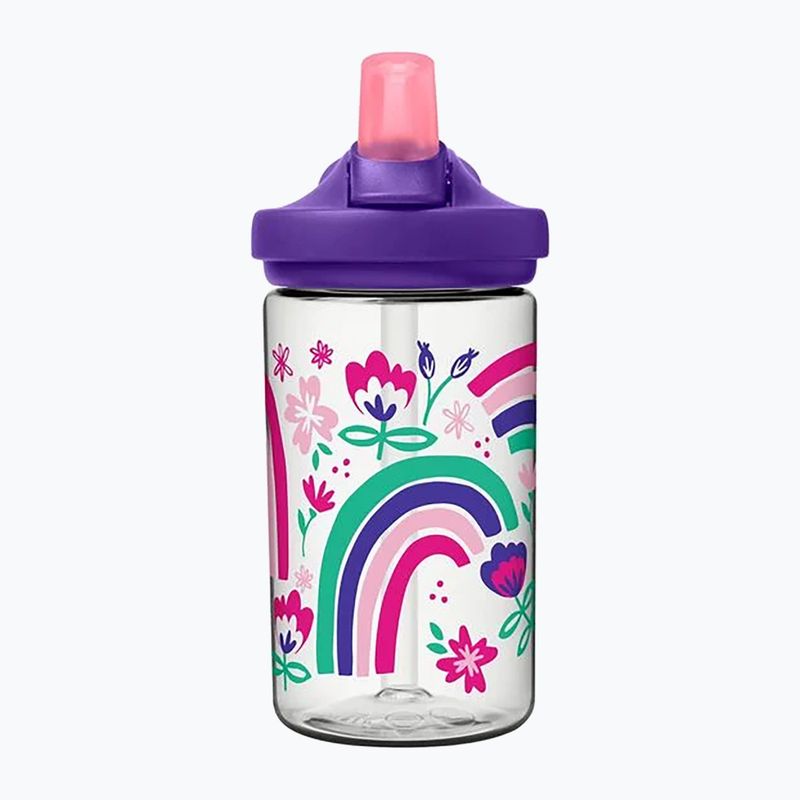 CamelBak Eddy+ 400 ml bottiglia da viaggio per bambini con fiori arcobaleno 2
