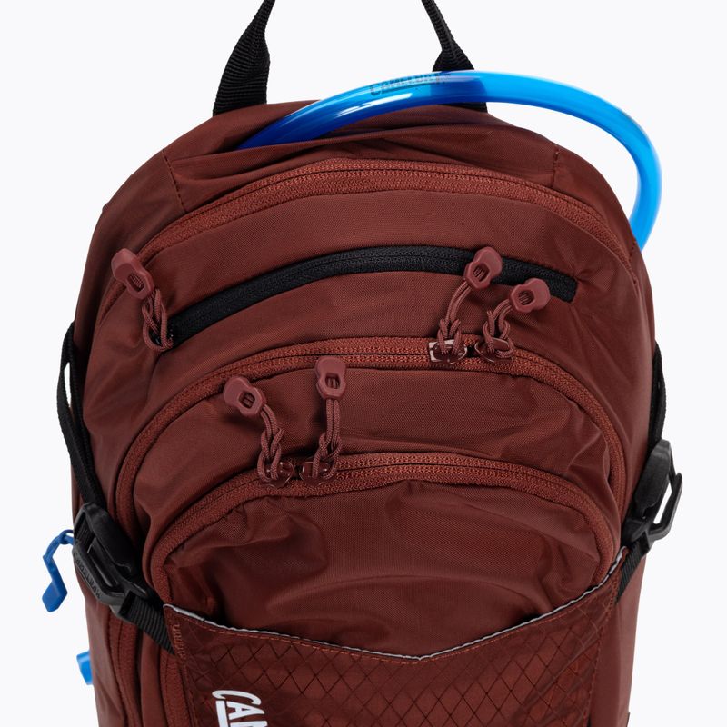 CamelBak M.U.L.E. Zaino da bicicletta da 12 l con vescica da 3 l cotto mattone/nero 4