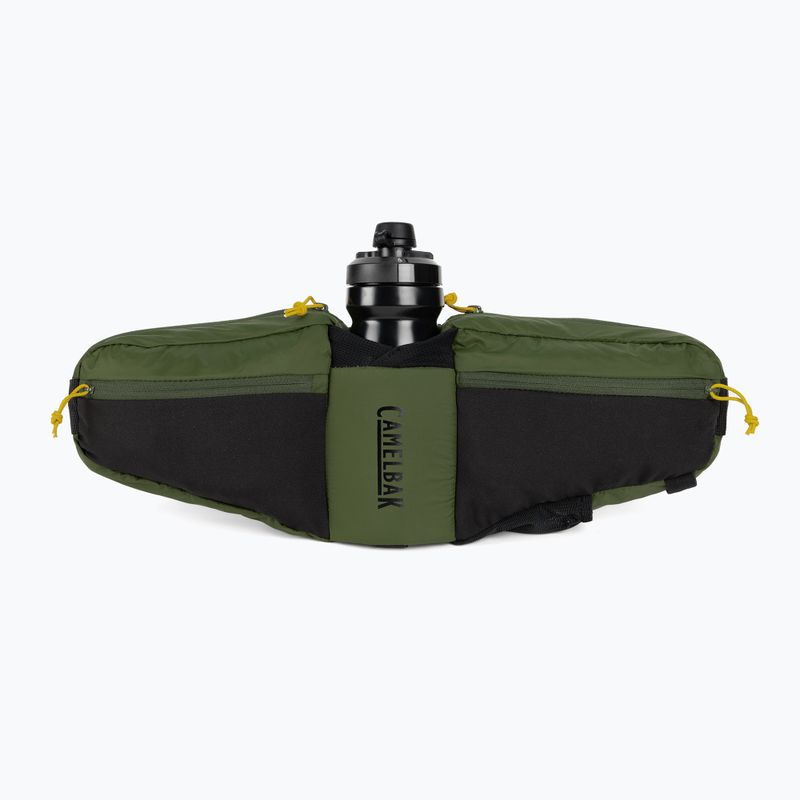 CamelBak Podium Flow 4 l rene da bici con bottiglia da 620 ml verde militare/nero