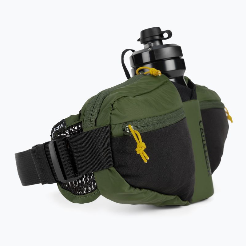 CamelBak Podium Flow 4 l rene da bici con bottiglia da 620 ml verde militare/nero 2