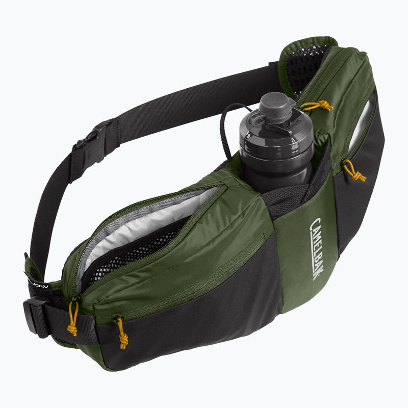 CamelBak Podium Flow 4 l rene da bici con bottiglia da 620 ml verde militare/nero 11