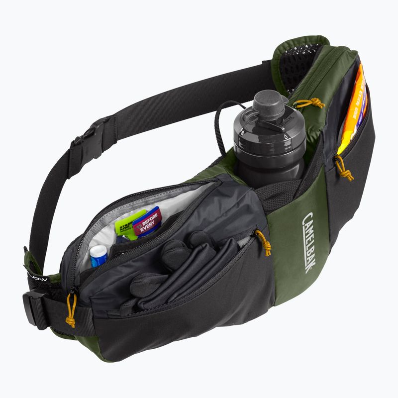 CamelBak Podium Flow 4 l rene da bici con bottiglia da 620 ml verde militare/nero 12