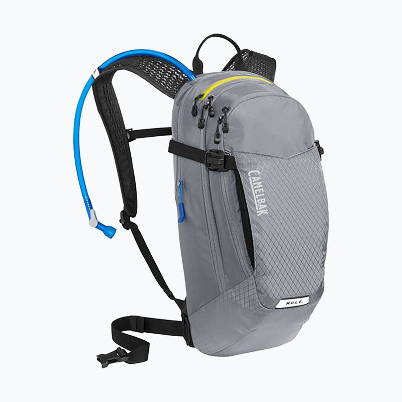 CamelBak M.U.L.E. Zaino da bicicletta da 12 l con serbatoio da 3 l gunmetal/lime 2