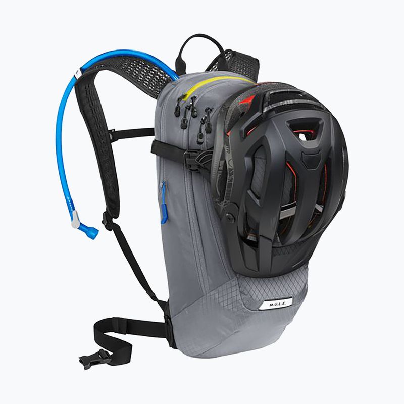 CamelBak M.U.L.E. Zaino da bicicletta da 12 l con serbatoio da 3 l gunmetal/lime 8