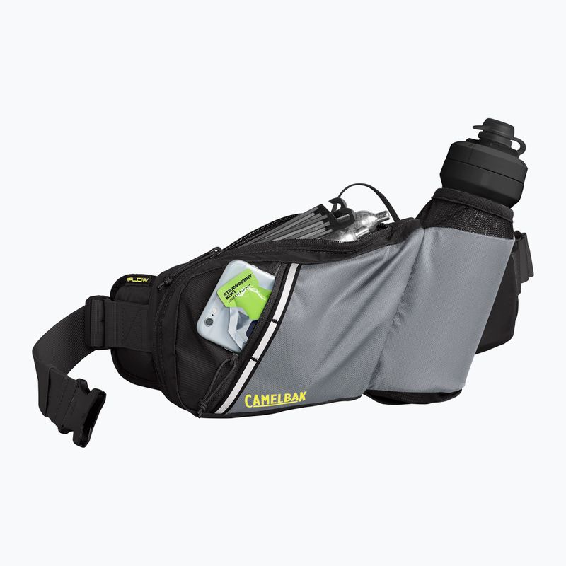 CamelBak Podium Flow rene da bicicletta con bottiglia da 620 ml argento/lime 3