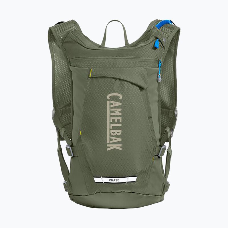 Zaino da bicicletta CamelBak Chase Adventure 8 con serbatoio da 2 litri, color oliva polveroso