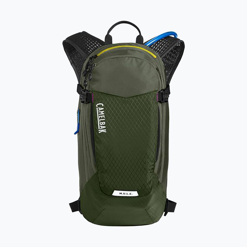 CamelBak M.U.L.E. Zaino da bicicletta da 12 l con serbatoio da 3 l oliva polverosa