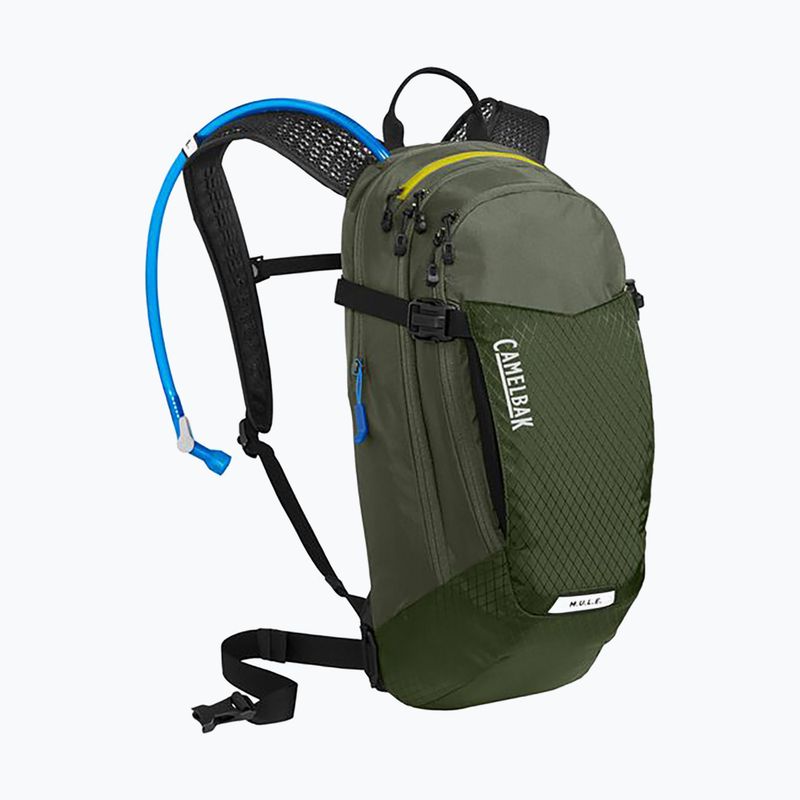 CamelBak M.U.L.E. Zaino da bicicletta da 12 l con serbatoio da 3 l oliva polverosa 2