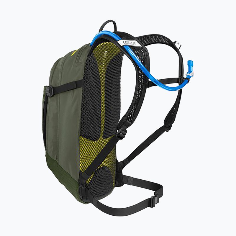 CamelBak M.U.L.E. Zaino da bicicletta da 12 l con serbatoio da 3 l oliva polverosa 4