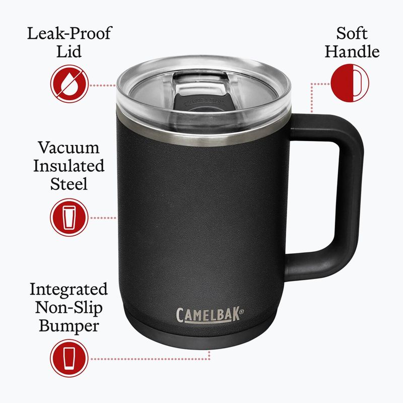 CamelBak Thrive Mug Tazza termica isolata SST 470 ml nero 6
