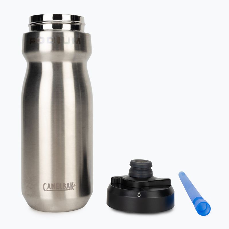 Borraccia da bici CamelBak Podium Insulated Steel 530 ml stainless 6