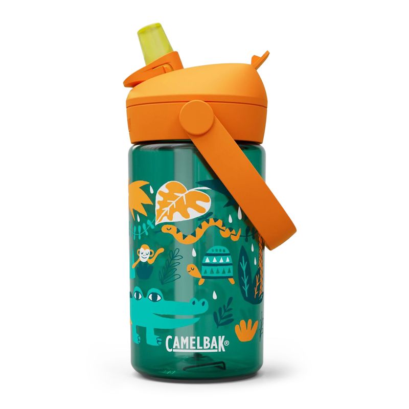 CamelBak Thrive Flip Straw Kids 400ml Bottiglia da viaggio con animali della giungla
