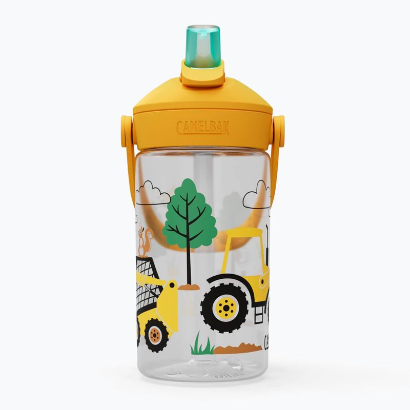 CamelBak Thrive Flip Straw Kids 400ml bottiglia da viaggio per trattori e alberi 2