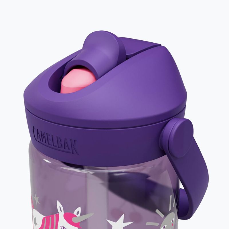 CamelBak Thrive Flip Straw Kids 400ml bottiglia da viaggio per feste unicorno 4