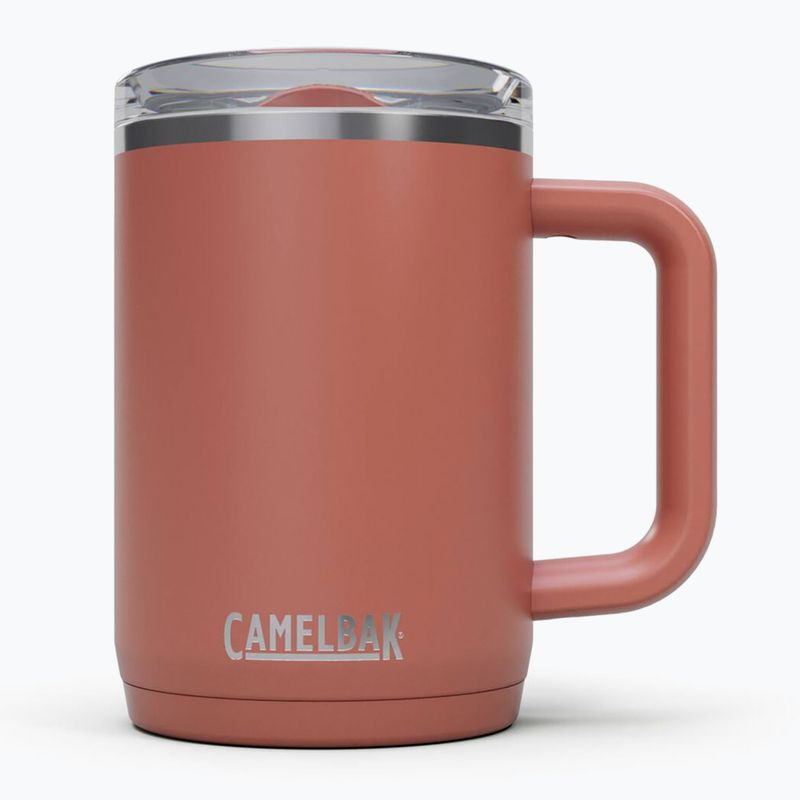 CamelBak Thrive Mug isolata SST 470 ml tazza termica sierra red