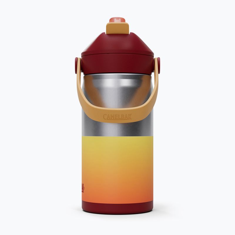 Bottiglia termica CamelBak Thrive Flip Straw Kids Insulated SST 350 ml orange sunset 2