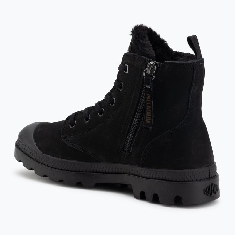 Stivali Palladium Pampa Hi Zip WL nero/nero da donna 3