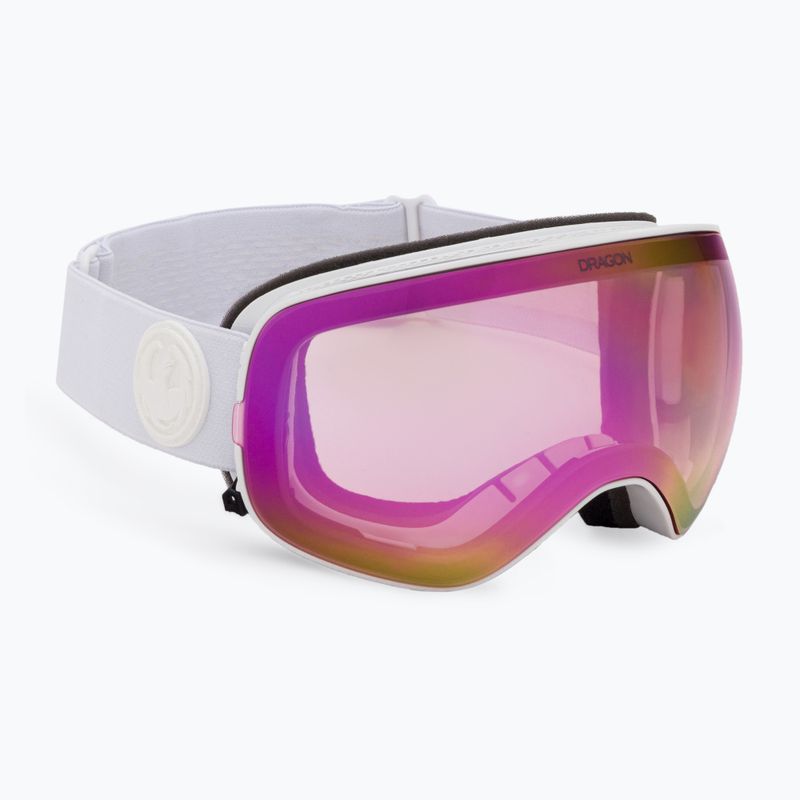 Occhiali da sci DRAGON X2S whiteout/lumalens pink ion/lumalens dark smoke 30786/7230195 2