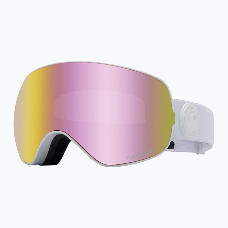 Occhiali da sci DRAGON X2S whiteout/lumalens pink ion/lumalens dark smoke 30786/7230195 8