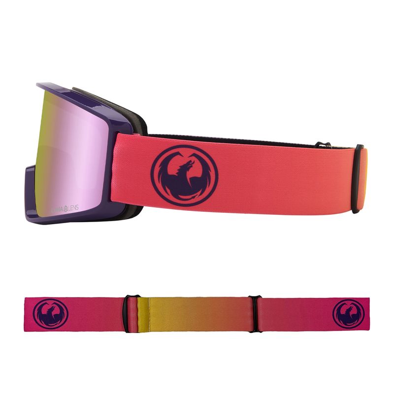 Occhiali da sci DRAGON DXT OTG fade lite/lumalens pink ion 6
