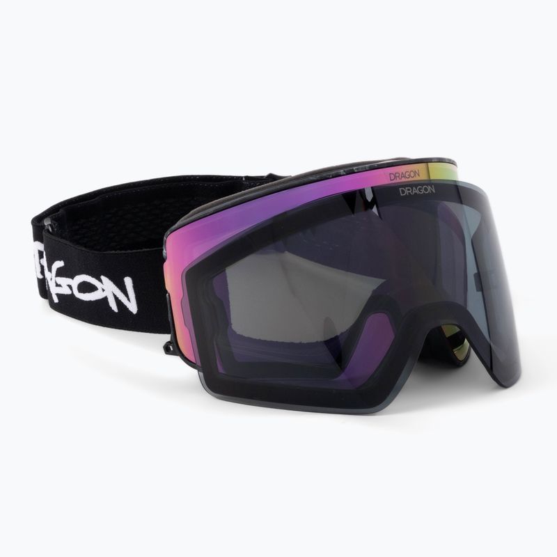 Occhiali da sci DRAGON PXV2 sketchy/lumalens pink ion/lumalens dark smoke 42348-009