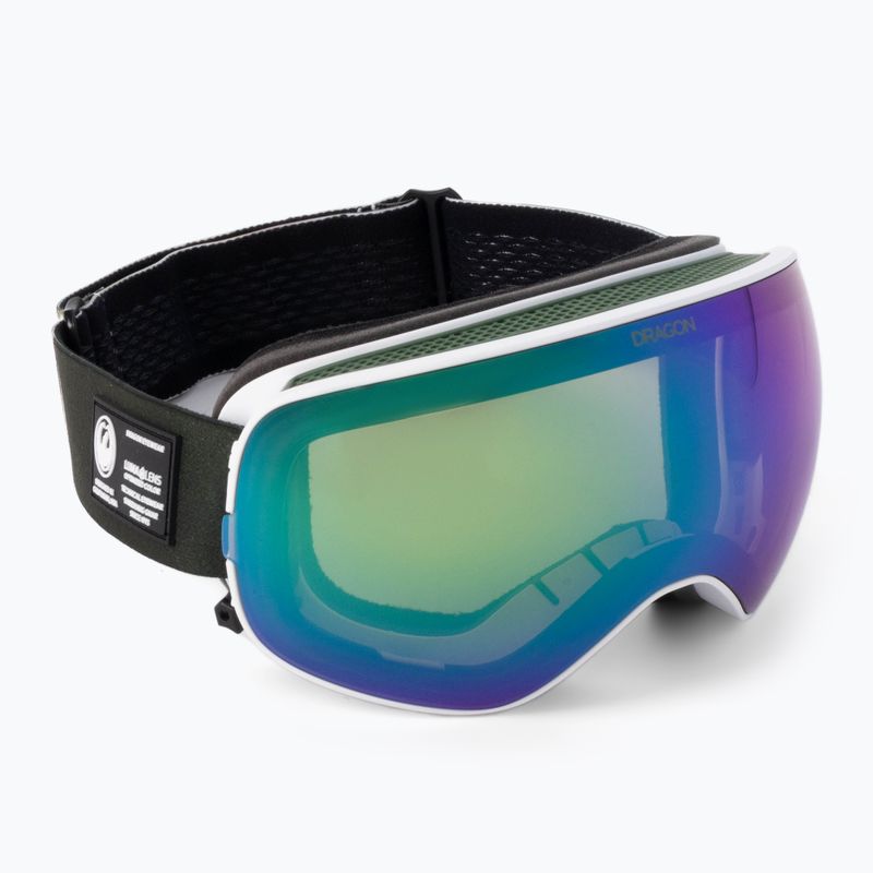 Occhiali da sci DRAGON X2S alpine camo/lumalens green ion/lumalens amber 40455-160 2