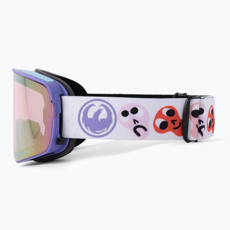 DRAGON NFX2 danny davis/lumalens pink ion/lumalens dark smoke occhiali da sci 40458-109 5