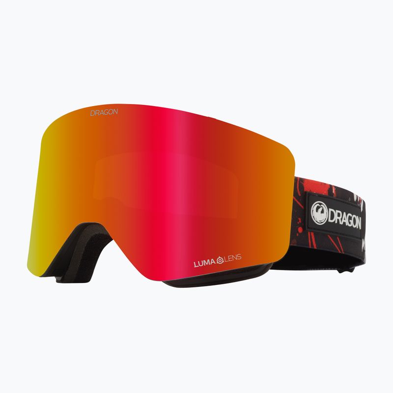 DRAGON R1 OTG occhiali da sci koi/lumalens red ion/lumalens light rose DRG110/6331642 8