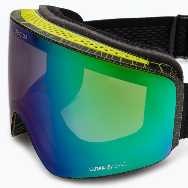 Occhiali da sci DRAGON PXV lichene/lumalens verde ion/lumalens ambra 38280/6534342 6